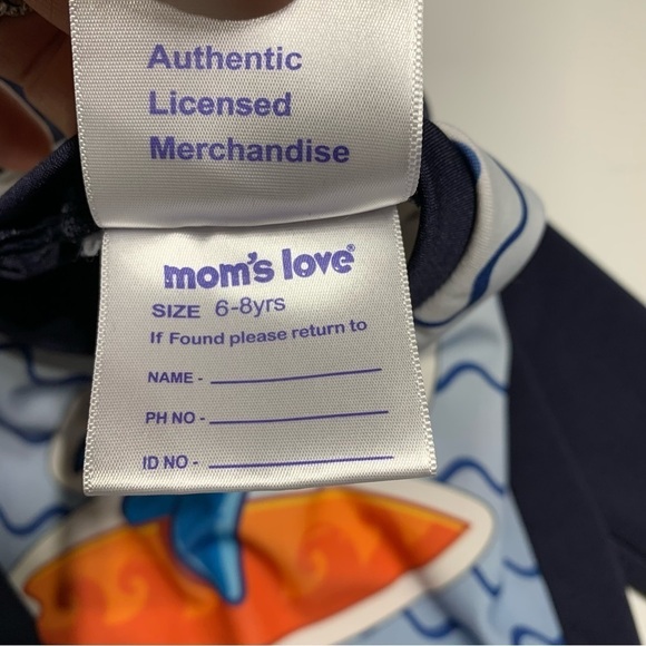 MOM’S Love swimwear boys 6-8Y one piece swimsuit - Picture 4 of 5